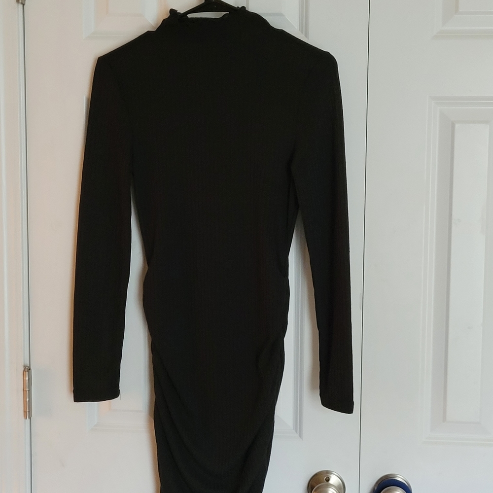 Black Body-Tight Dress